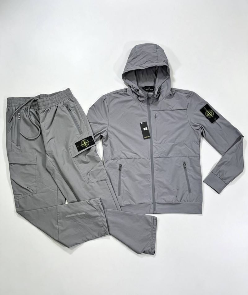 Stone Island Style Windbreaker Tracksuit Set - Image 3