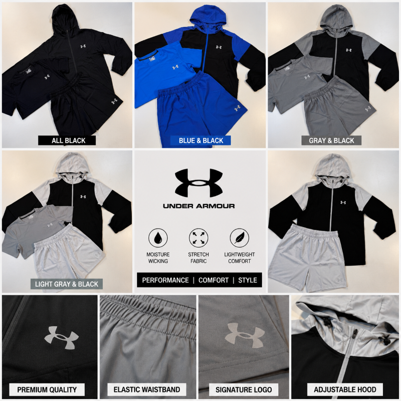 MEN'S UNDER ARMOR 3 PCS SETS