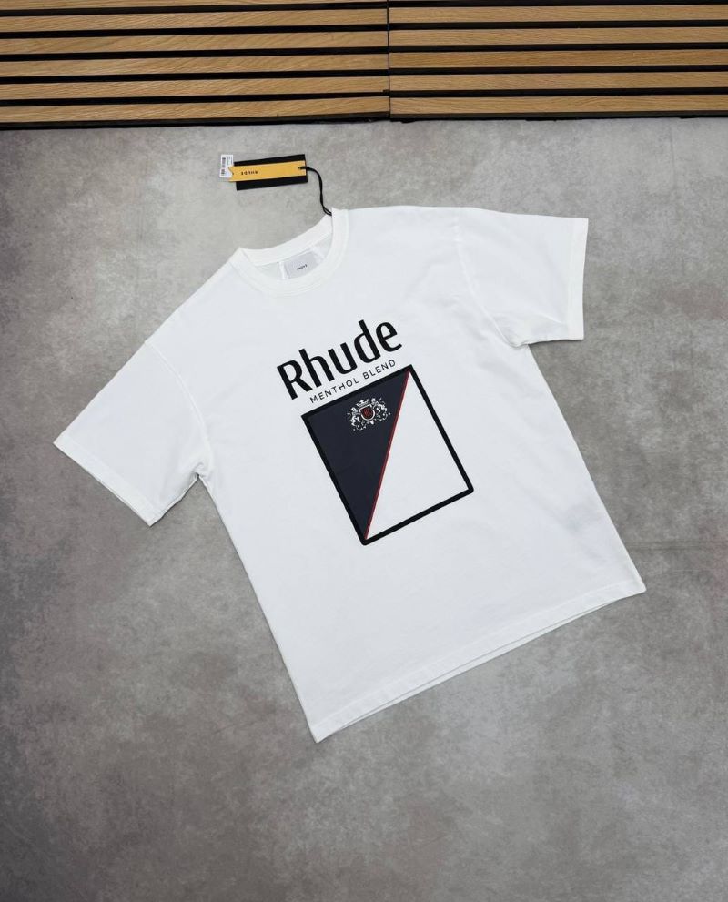 SUPER CLONE Rhude Menthol Blend Graphic T-Shirts - Image 5