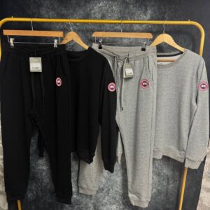 Canada Goose Fleece Crewneck & Jogger Tracksuit Set